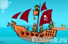 Играть в игру Нападение пиратов